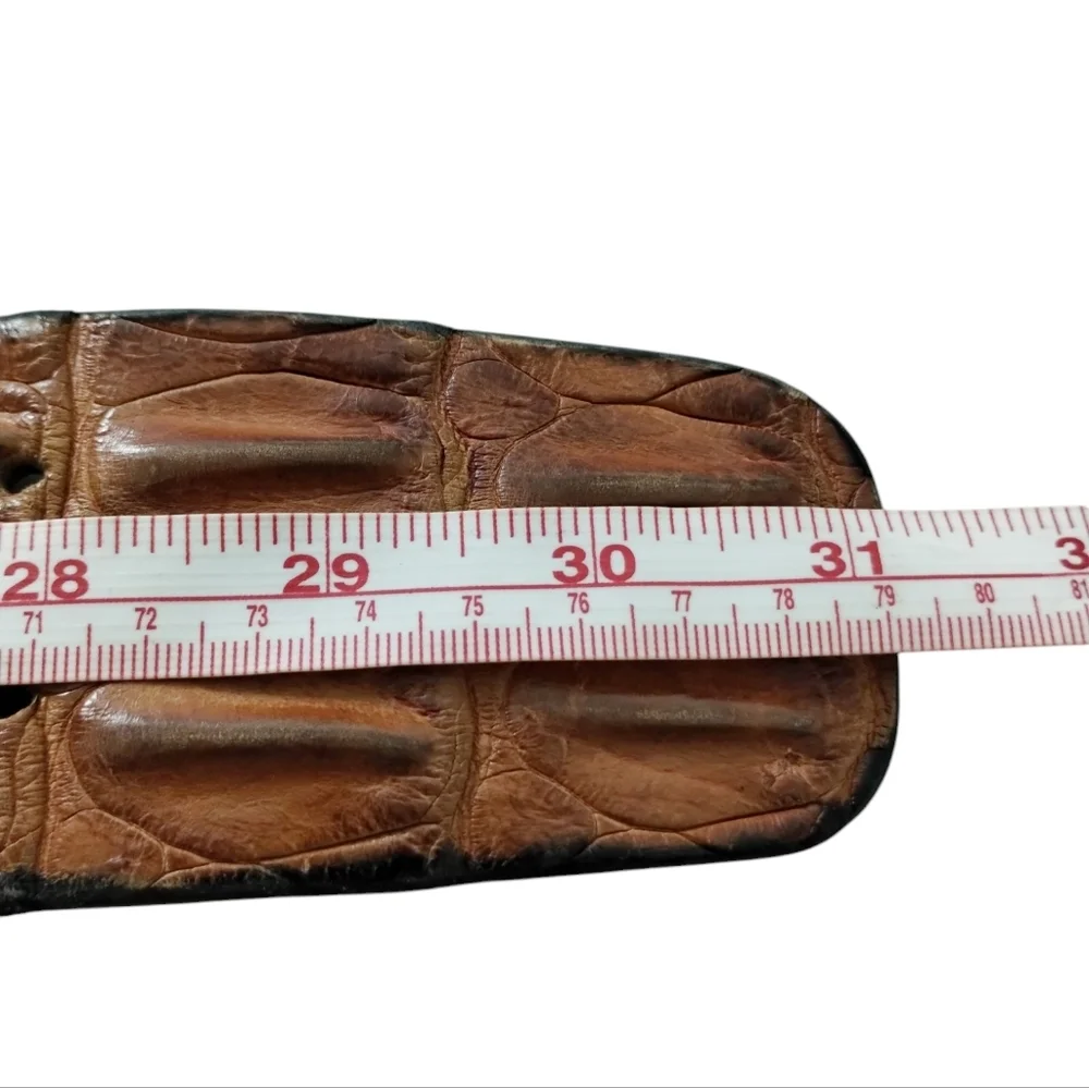 SAVANNAH Australia Brown Genuine Croc Leather Chunk 30